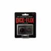 Let the dice decide what to watch with Dice-Flix, available now! Dice-Flix game, featuring two dice with '2' and 'ACROSS' on a black card