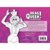 Unleash your creativity with the fabulous 'Drag Queen Coloring Book'! Cover of 'Drag Queen Coloring Book' featuring a drag queen with glasses and cakes