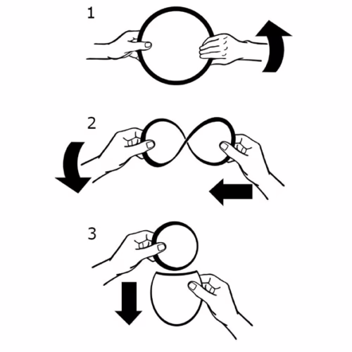 Step-by-step instructions for a playful item
