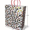 Add a cheeky touch to your gifts with this fun penis-patterned bag, available at The Loving Company. Little Genie Glitterati Penis Gift Bag with colorful penis patterns