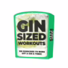 Get fit while having fun with 'Gin-Sized Workouts'—the perfect guide for gin lovers! Gin-Sized Workouts packaging with gin glass design