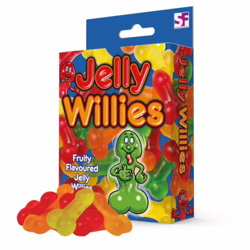 Enjoy a fruity explosion with Spencer And Fleetwood Jelly Willies, available at The Loving Company. Spencer And Fleetwood Jelly Willies pack with colorful gummy candies