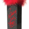 Express your love with this playful and stylish gift bag, perfect for any occasion. Gift bag with 'I Fucking Love You!' in red text, topped with red feathers
