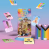 Celebrate diversity with the 'Loud & Proud!' card game, now available at The Loving Company. Loud & Proud card game box with character cards