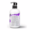 Lubido Hybrid lubricant bottle with a pump, featuring purple bubbles on the label