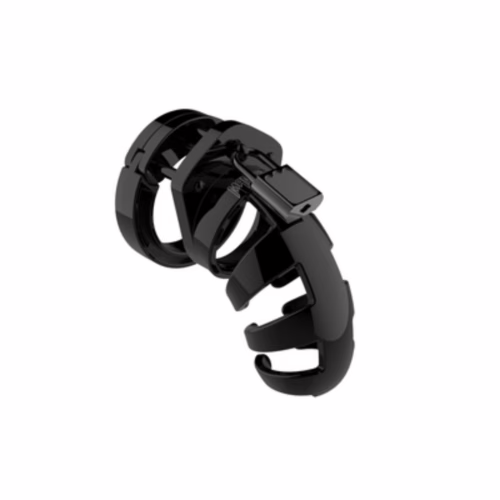 Man Cage Model 02 Chastity Cock Cage - Black, 3.5 / 9 cm