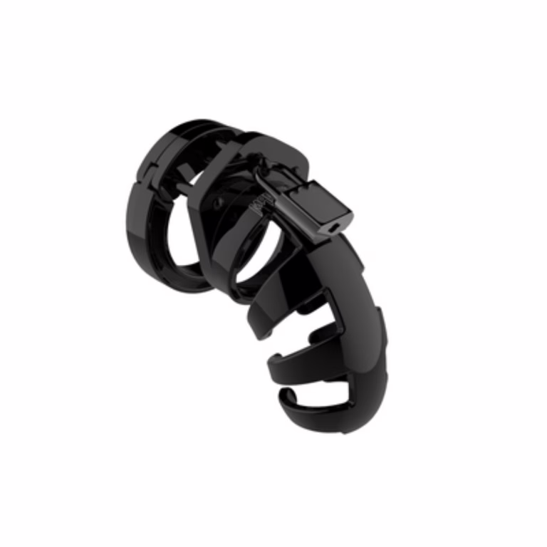 Man Cage Model 02 Chastity Cock Cage - Black, 3.5 / 9 cm