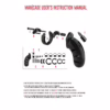 Instruction manual for Man Cage Model 02 Chastity Cock Cage - Black