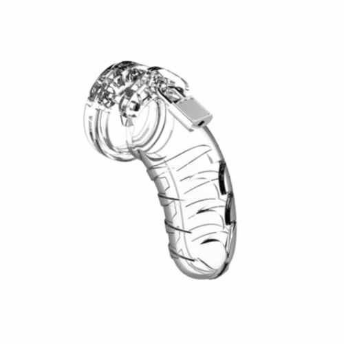 Man Cage Model 04 Chastity Cock Cage - Clear, 4.5 / 11.5 cm
