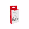 Silver bondage metal handcuffs in packaging
