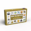 Challenge your film knowledge with the Name The Emoticon Card Game - Movie Edition! Name The Emoticon Card Game - Movie Edition, featuring emoji graphics on a box