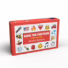 Discover the fun of music-themed guessing with the 'Name The Emoticon' card game! Colorful box of 'Name The Emoticon' card game featuring music-themed emojis