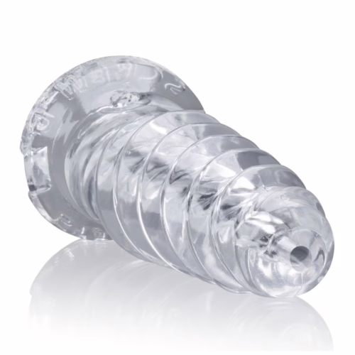 Transparent spiral-shaped Oxballs Screwd toy