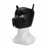 Black Prowler Red Puppy Muzzle, featuring ears and a fitted design on a mannequin