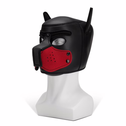 Prowler Red Puppy Muzzle in black and red