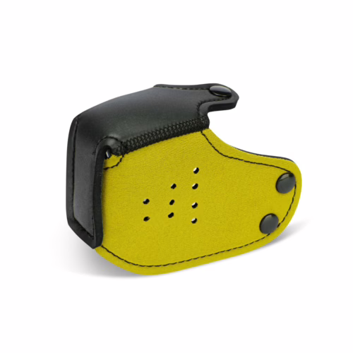Prowler Red Puppy Muzzle in yellow and black