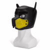 Prowler Red Puppy Muzzle in black with yellow accents