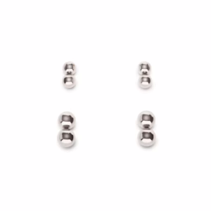 Discover the elegance of the Prowler Red Magnetic Orbs set, now available for your collection. Prowler Red Magnetic Orbs 4 Pair Set - Silver