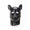 Prowler Red Latex Pig Hood - Black, One Size
