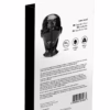 Black latex hood with zipper