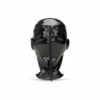 Prowler Red Latex Hood in black with a zipper at the back