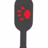 Prowler Red Puppy Paddle with a black handle and red paw print