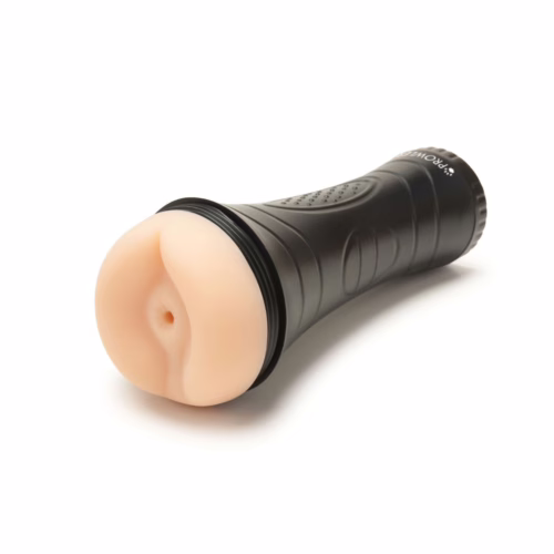 Prowler Red Manhole Stroker in black with a realistic opening