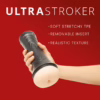 Prowler Red Boy Pussy Stroker in hand, featuring soft stretchy TPE, removable insert, and realistic texture, available at ...