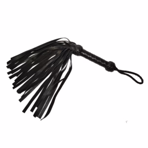 Explore new sensations with the Prowler Red Short Flogger, available at The Loving Company. Prowler Red Short Flogger - Black, One Size