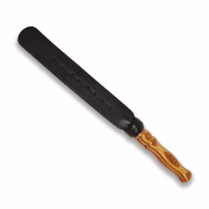 Explore the unique craftsmanship of the Prowler Paddle, perfect for your collection. Prowler Red Wooden Handle Paddle - Black, One Size