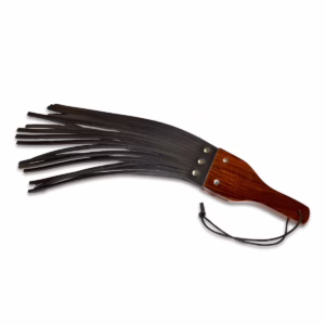 Explore new dimensions of play with this stylish paddle. Prowler Red Leather And Wood Fringe Paddle - Black, One Size