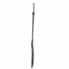 Prowler Red Long Handled Whip in black, 42 inches long