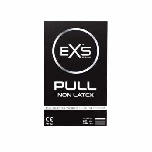 EXS Pull condoms non-latex protection with silicone lubrication 3 pack