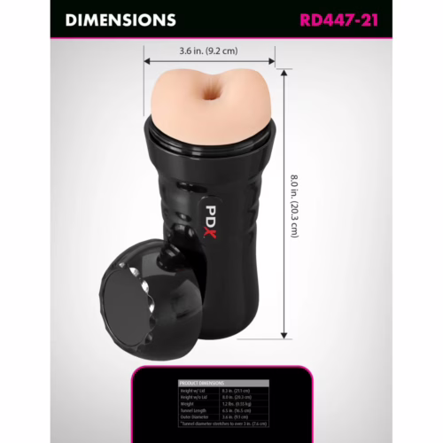 Experience ultimate pleasure with the PDX Extreme Wet Bussies Stroker, designed for satisfaction. Realistic PDX Extreme Wet Bussies Stroker with dimensions