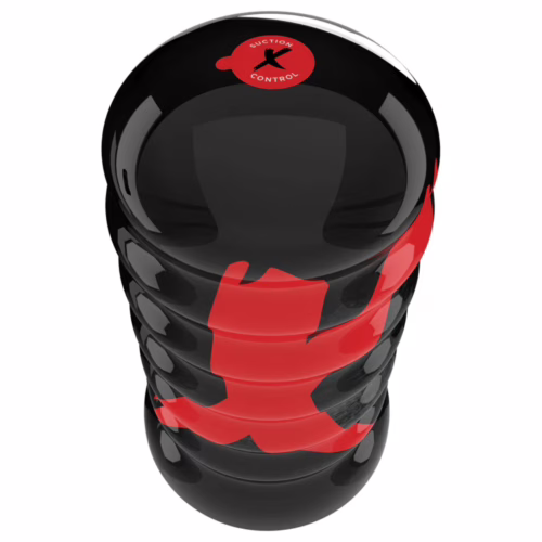 Experience heightened pleasure with the Pdx Elite Air Tight Pussy Stroker. Pdx Elite Air Tight Pussy Stroker in black with red accent
