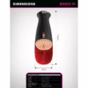 Experience ultimate pleasure with the PDX Elite Fuck O Matic Pro Male Masturbator. PDX Elite Fuck O Matic Pro Male Masturbator with dimensions