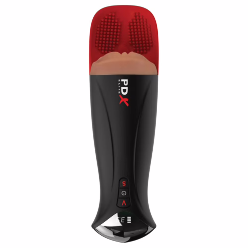 Discover ultimate pleasure with the PDX Elite Fuck O Matic Pro Male Masturbator - XL. PDX Elite Fuck O Matic Pro Male Masturbator - XL, features textured stimulation points