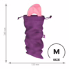 Satisfyer Treasure Bag in purple with a pink device
