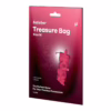 Satisfyer Treasure Bag packaging, showing a pink bag and product details