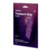 Satisfyer Treasure Bag packaging, featuring a soft, purple toy bag design
