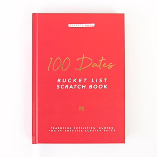 Discover fun date ideas with the '100 Dates Bucket List Scratch Book', available at The Loving Company. Gift Republic 100 Dates Bucket List Scratch Book