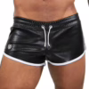 Tof Paris Pilot Shorts in black with white trim