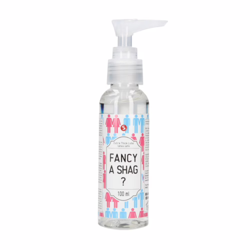 Experience pleasure with this extra thick lubricant, available at The Loving Company. S-Line Fancy A Shag Water Based Extra Thick Lubricant - 100ml