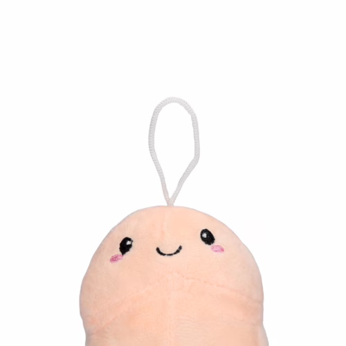 This adorable plush toy is perfect for cuddling and display. Plush toy with a smiling face