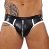 Tof Paris Pilot Empty Bottom - Black/White, featuring perforated design and zipper