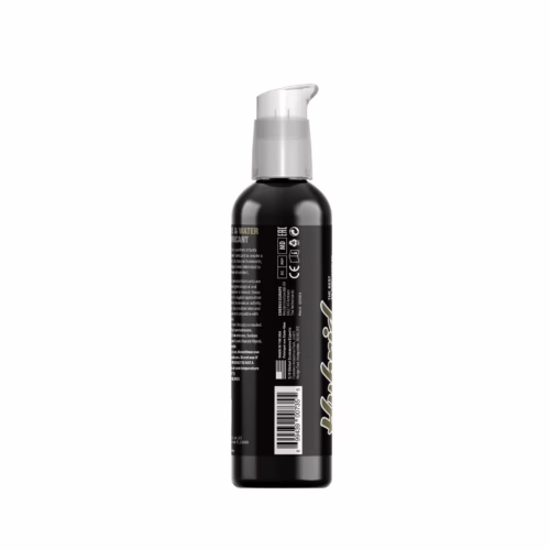 Swiss Navy Hybrid Premium Silicone and water-based lubricant bottle