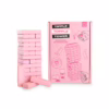 Tipple Topple Tower game with pink blocks and box