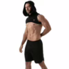 Black Tof Paris Paris Hoodie Harness on a model
