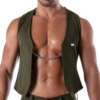 Tof Paris Patriot Chain Vest - Green