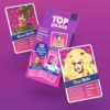 Celebrate your favorite drag queens with the Top Drags card game, available now! Top Drags card game featuring Bianca Del Rio and Trixie Mattel cards